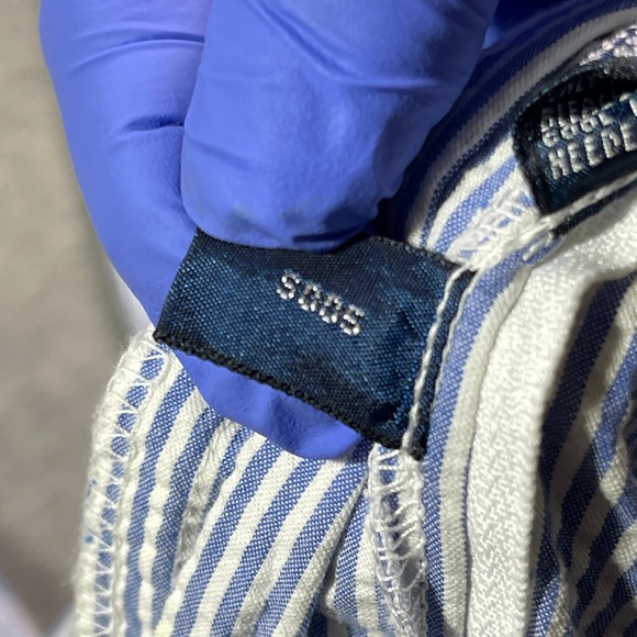 Polo by Ralph Lauren‎ Men's Striped Seersucker Philip Pant 38/34 Wide Leg Dad - Picture 12 of 13